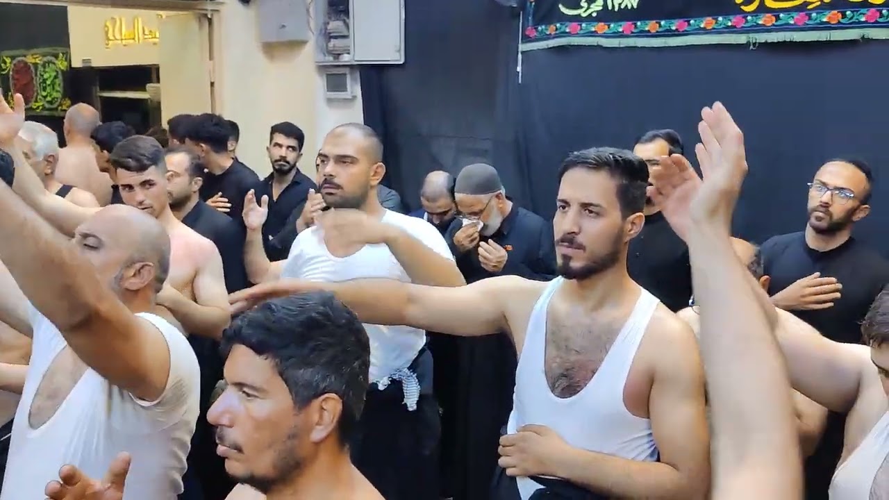 ثلاث دگات مع نزله للرادود أمير العارضي في موكب شباب علي بن الحسين ع الليله السابعه 1446 هجريه