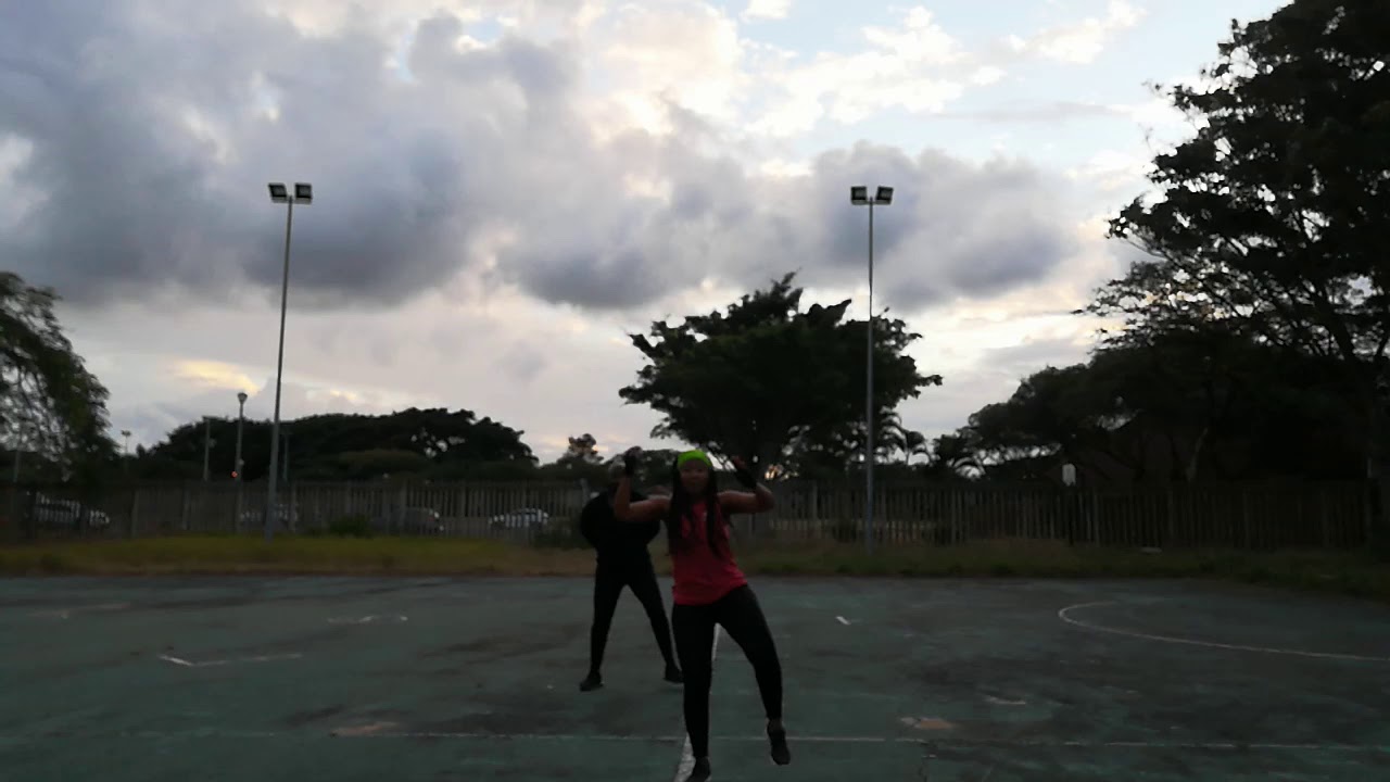 Cardio-box workout with MGTS (Nondumiso & Mxolisi)