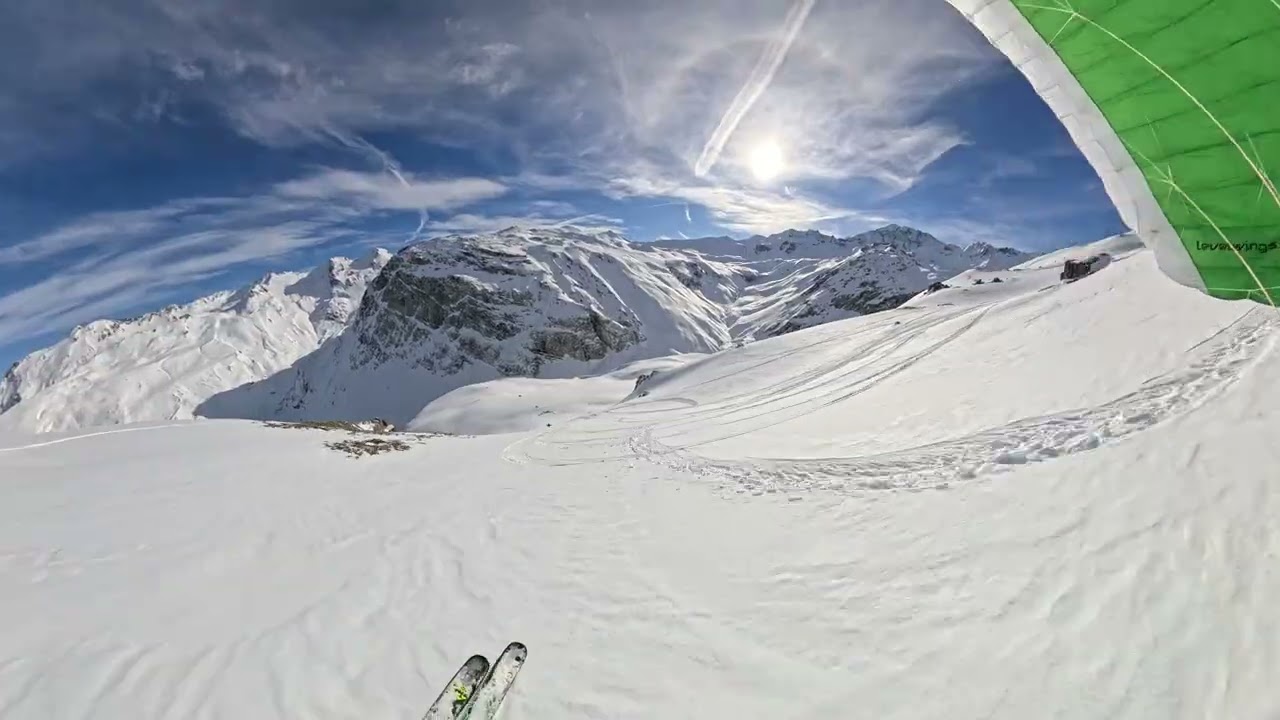 Speedriding Val d'Isere - Charvet sud