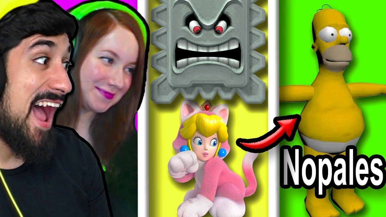 ЕСЛИ Я ПРОИГРАЮ, ВЫЙДЕТ СЛУЧАЙНЫЙ МЕМ 8 😳 С МОЕЙ ДЕВУШКОЙ ​⁠ | SUPER MARIO 3D WORLD