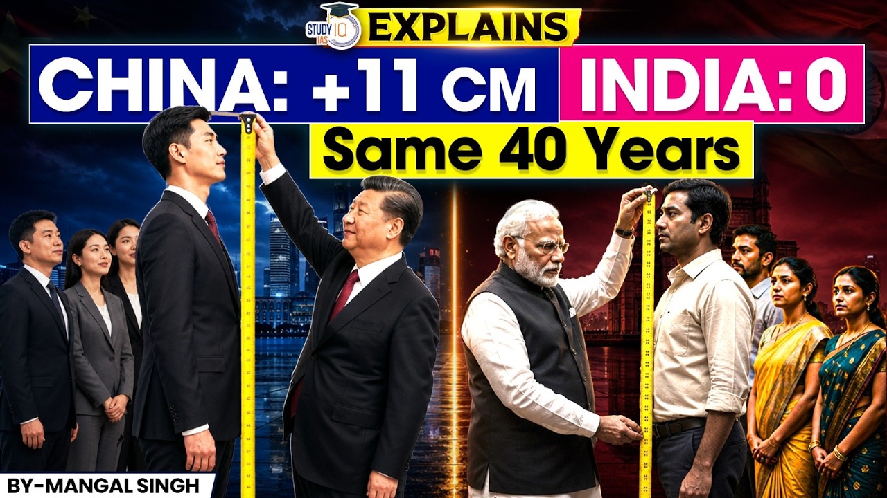 Why China Is Getting Taller Than India?