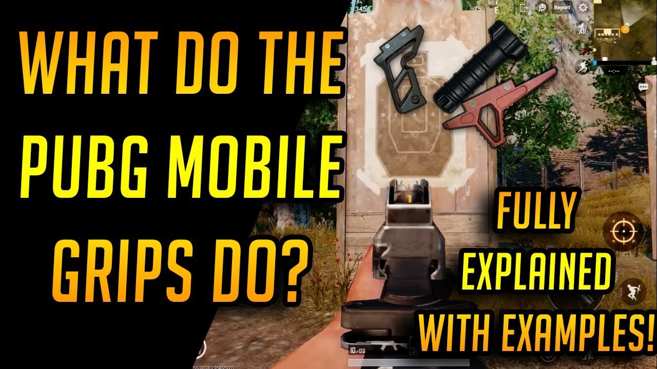 All PUBG Mobile Grips Explained with LIVE ACTION EXAMPLES!
