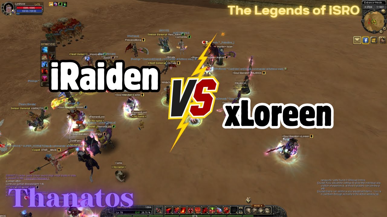 136 Lvl SS Devil Blader VS 134 Lvl SS Devil Glaiver l The Legends of iSRO l Thanatos