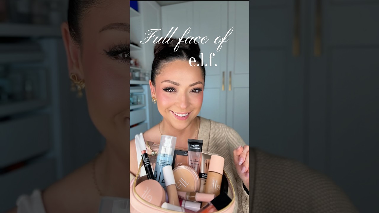 Full face of elf cosmetics✨ #makeuptips #makeuptutorial #makeup #affordablemakeup #drugstoremakeup