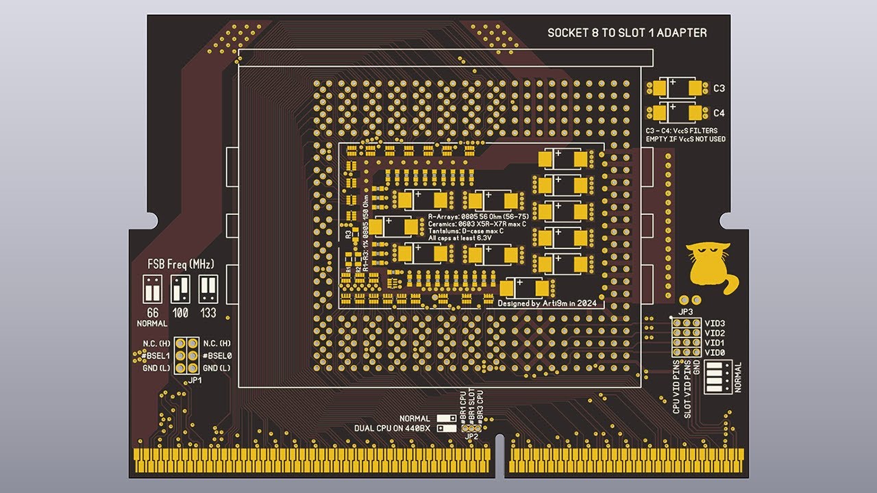 [1/3] Сборка 2-го переходника Socket 8 - Slot 1