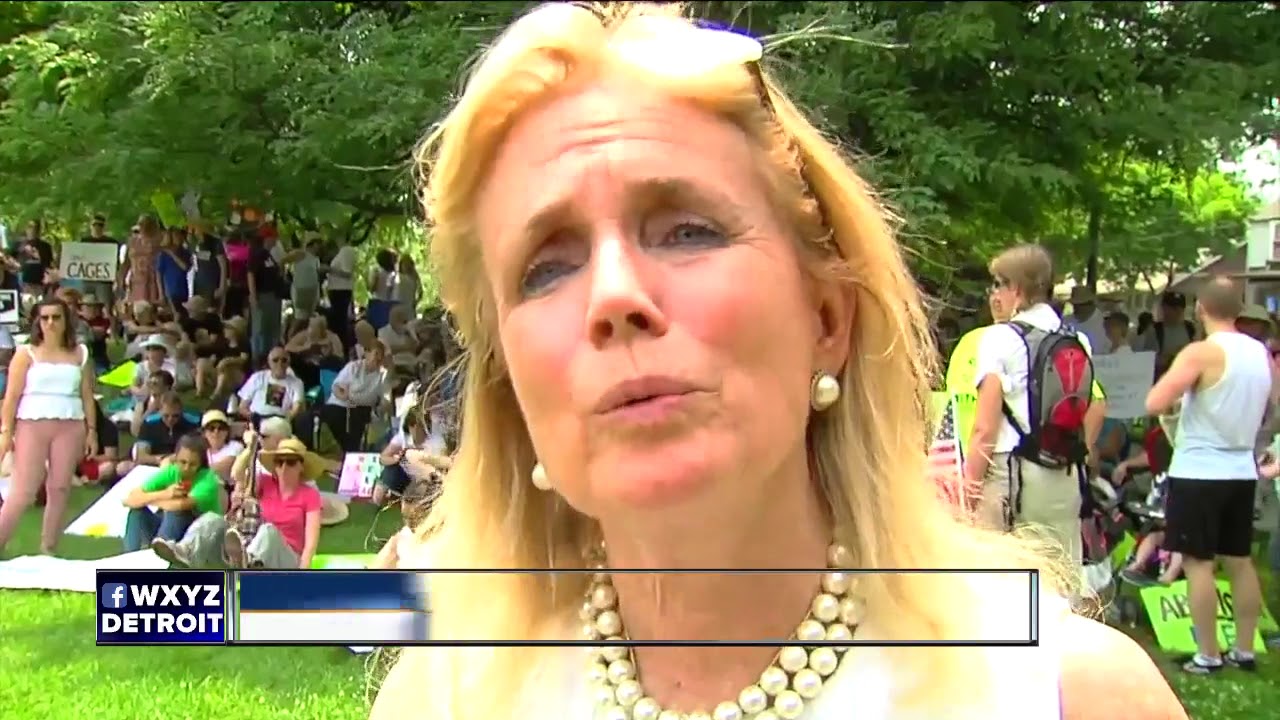 Hundreds protest immigration policy in Metro Detroit