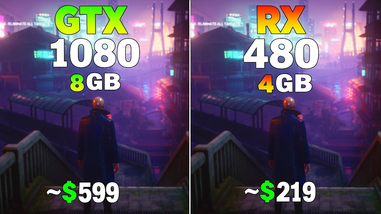 GTX 1080 vs RX 480 - Test in 8 Games
