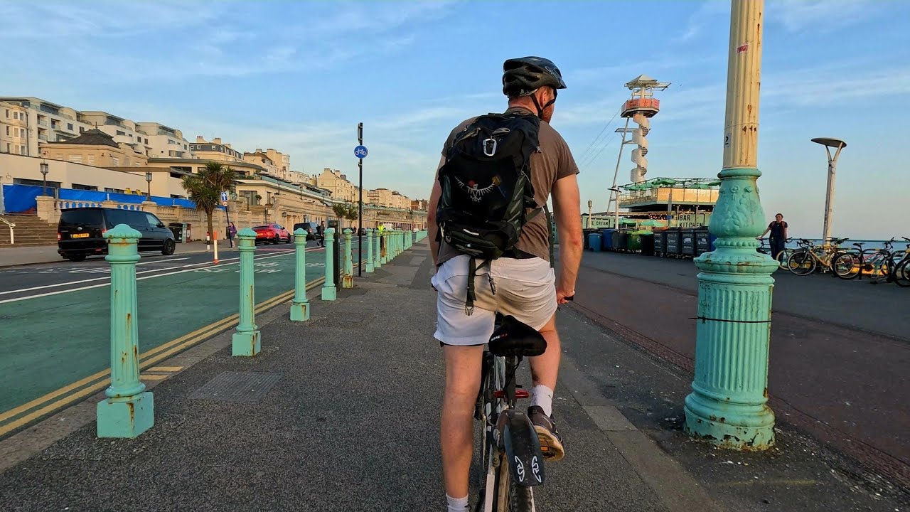 Cycling the Downs Link from Guildford to Shoreham-by-Sea and then on to Brighton