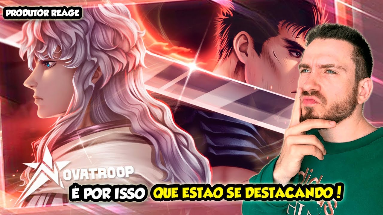 A Lâmina e o Falcão | Novatroop | Griffith e Guts (Berserk) Feat. @Fireezin (REACT,  ANÁLISE)