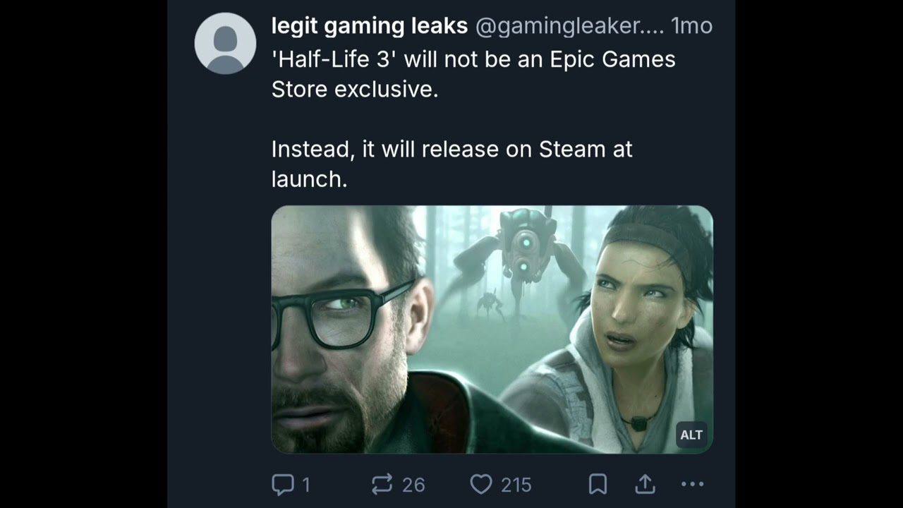 very legit half life leaks