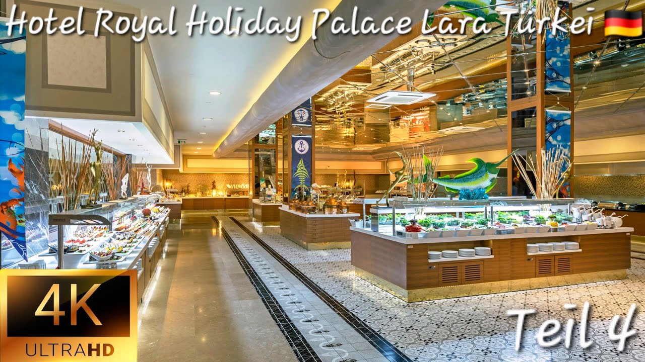 Hotel Royal Holiday Palace Lara Türkei Deutsch 🇩🇪 (TEIL 4) Hauptrestaurant / Mittagessen