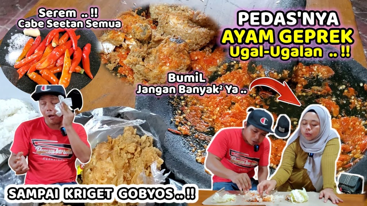 SEREEM ‼️ PEDAS'NYA - AYAM GEPREK CABE SETAN