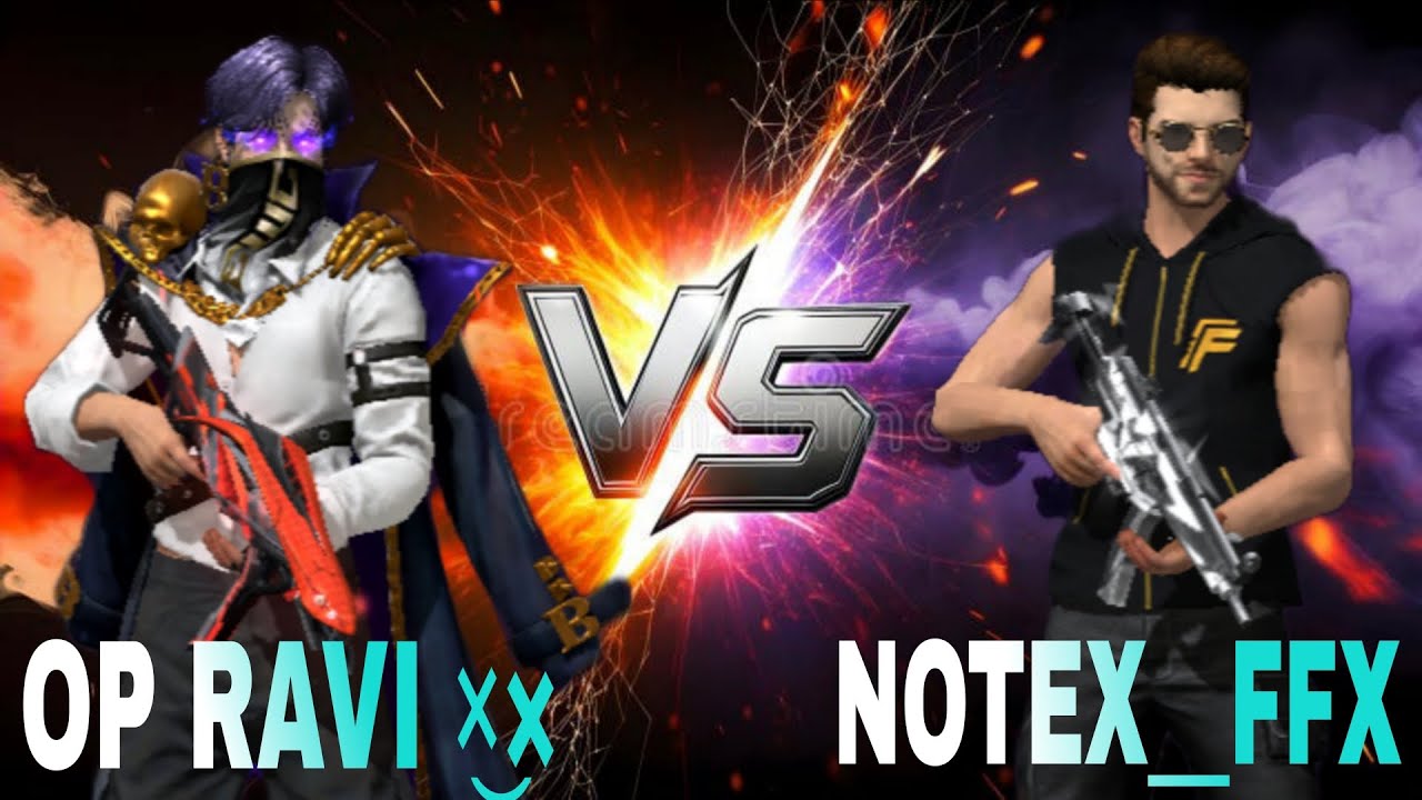 NOTEX__FFX🔥VS OP RAVI ×͜×🥵 legend YouTube 🧛players ke lagta hai kon win 🎉 karega full video dekho 