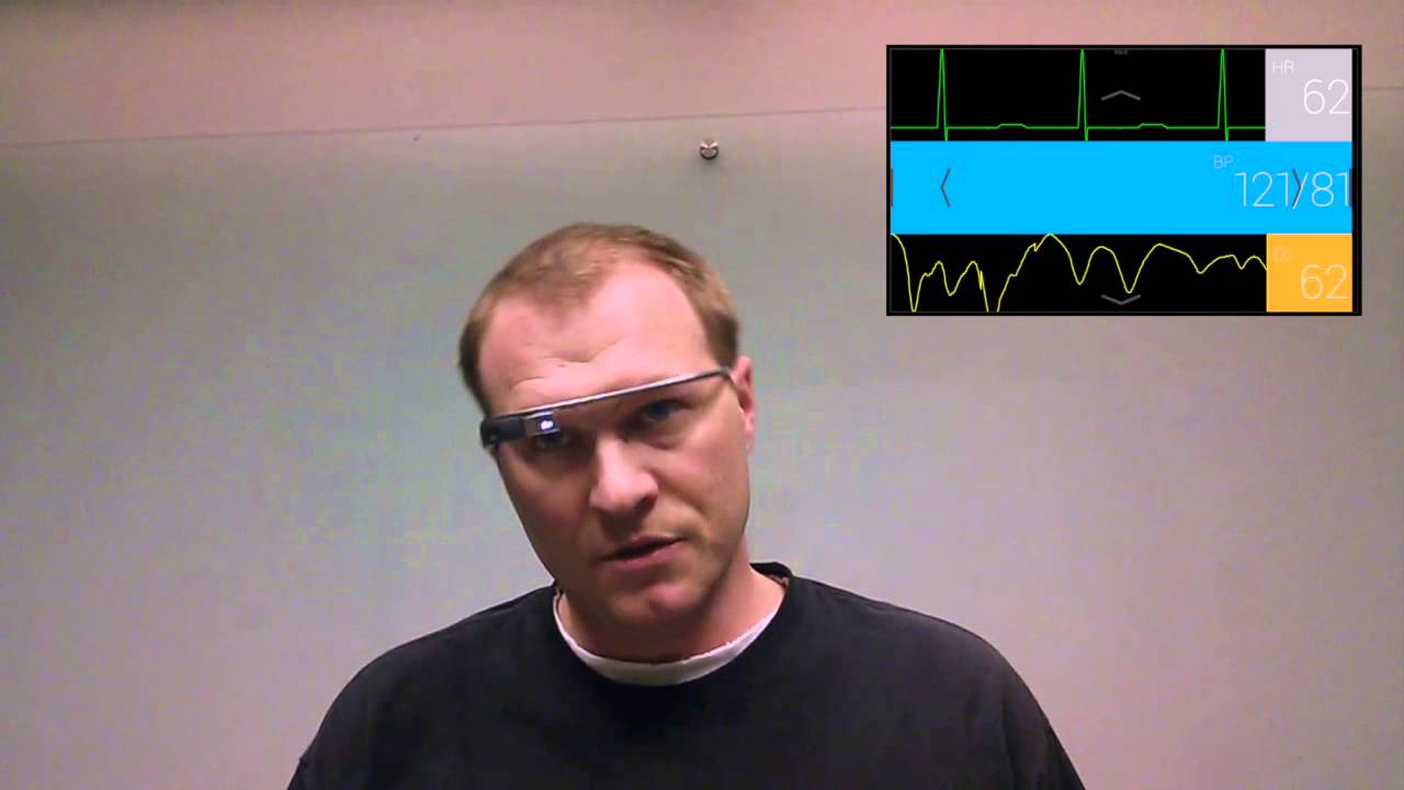 VitalStream on Google Glass - Demonstration of Hands Free Navigation