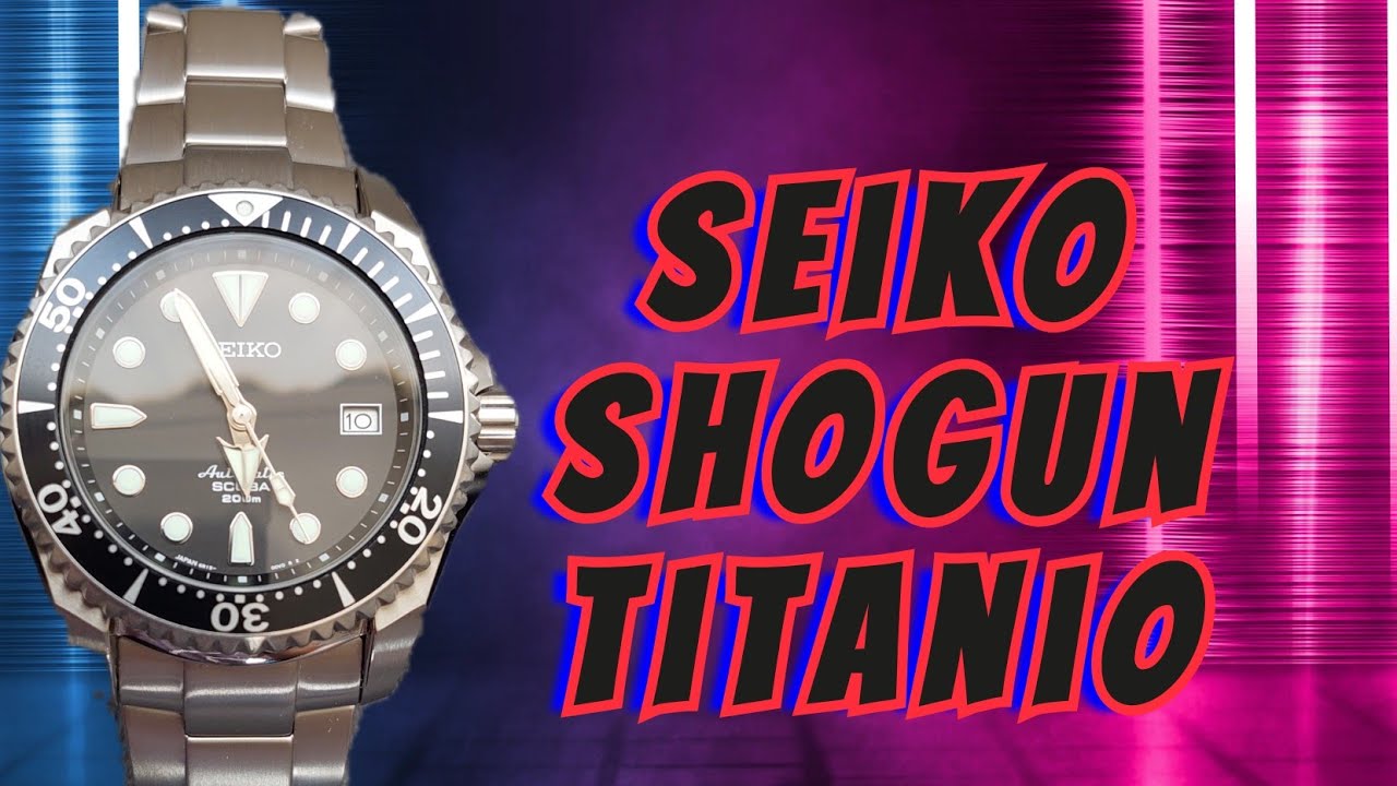 Seiko shogun titanio primera generaci&oacute;n solo vendido en Jap&oacute;n sbdc007 descripci&oacute;n en espa&ntilde;ol #seiko