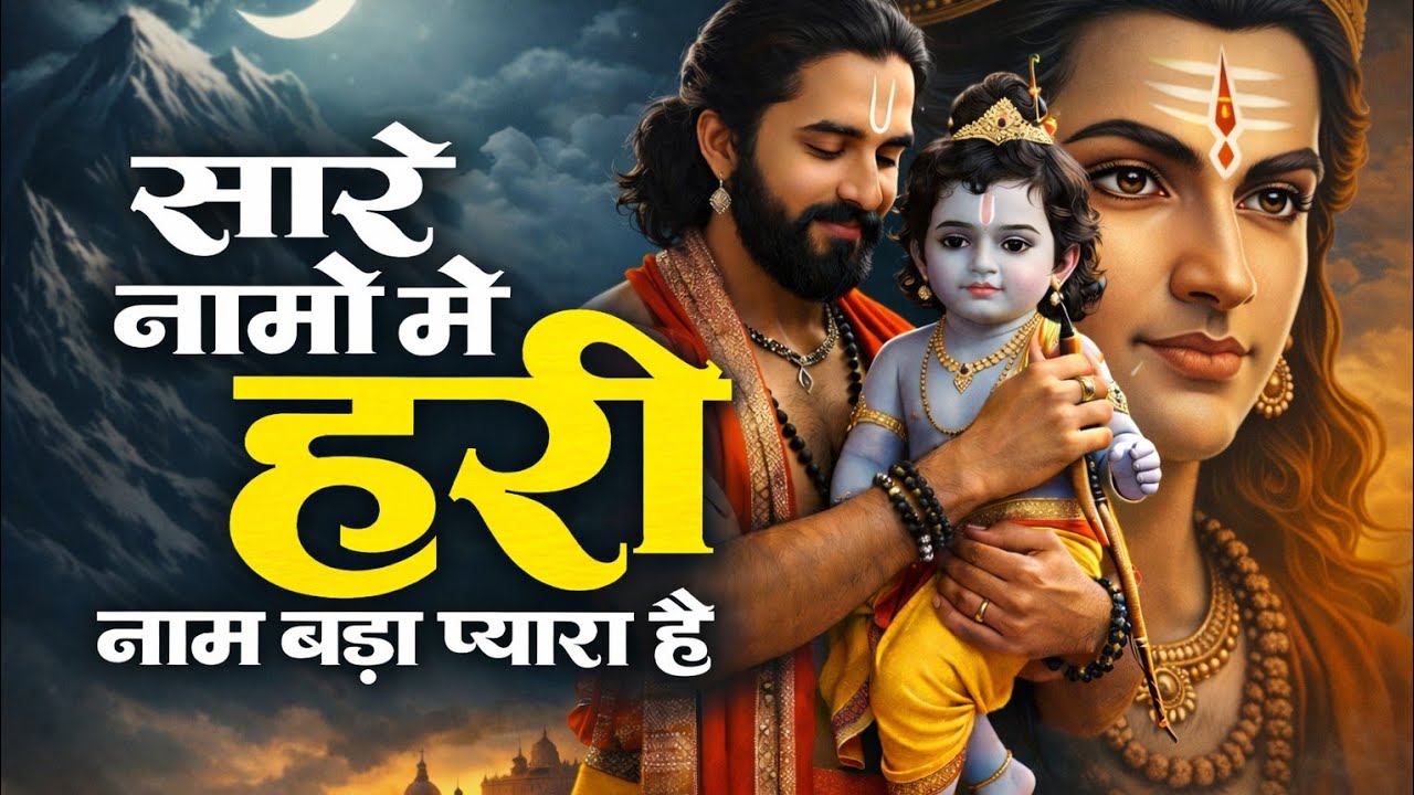 सारे नामों में हरी नाम बड़ा प्यारा है | Ram Naam Jap | Ram Krishna Bhajan |
