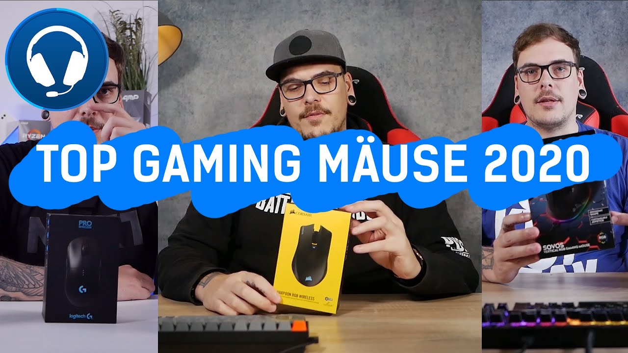 Meine Top 3 Gaming M&auml;use aus 2020