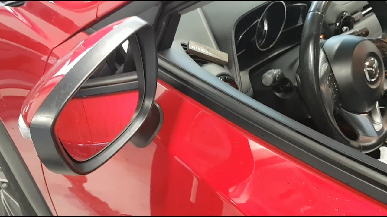 Mazda CX3 CX5 Боковое зеркало/электрозеркало не складывается/не раскладывается, шумит