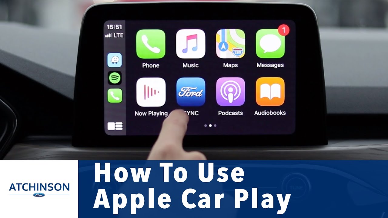Как использовать Apple CarPlay и Sync 3