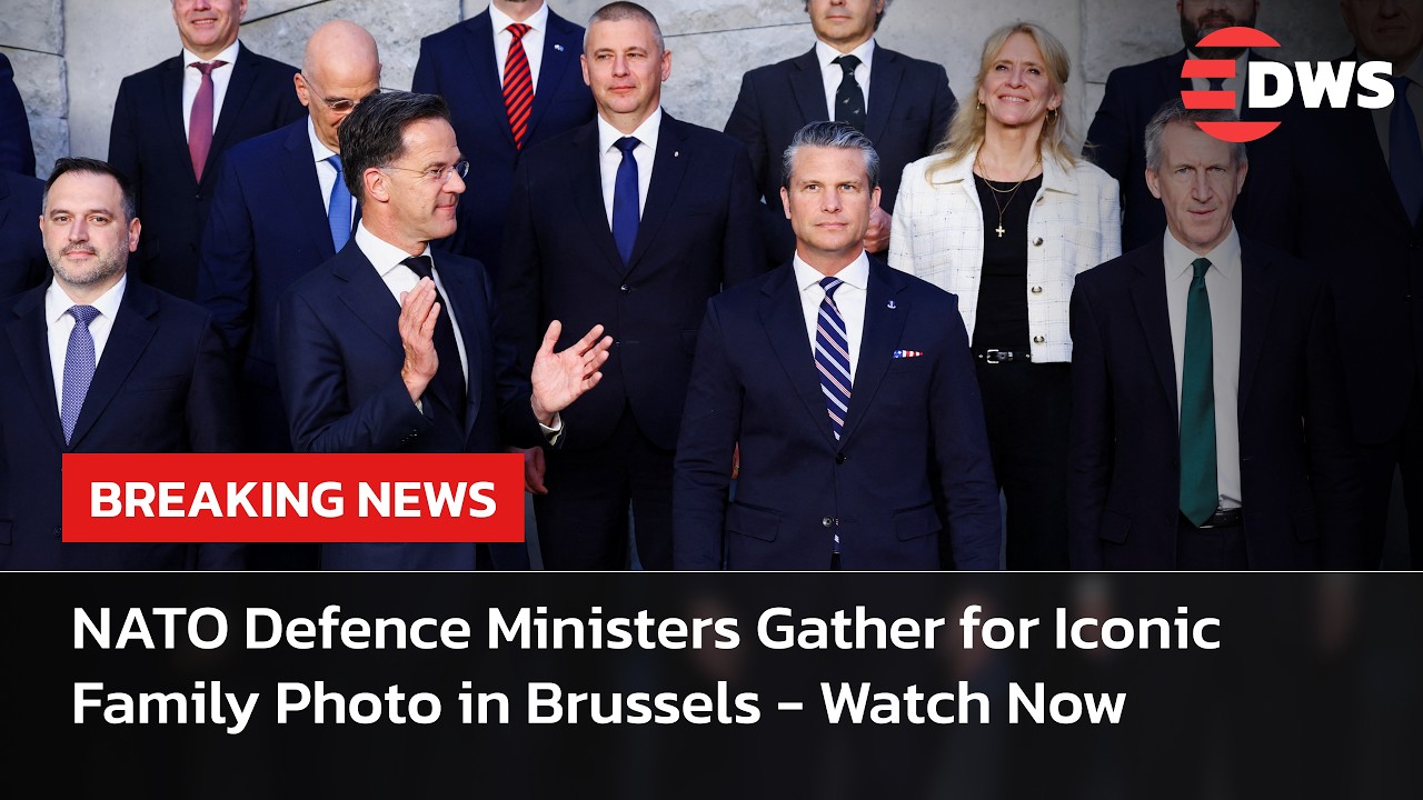 NATO Defence Chiefs Unite as Hegseth, Rutte and Jarvis Pose for Family Photo in Brussels | AC14
