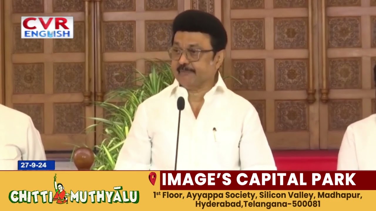 Chief Minister M. K. Stalin's press conference MK Stalin | Press Meet Delhi | PTD | CVR ENGLISH