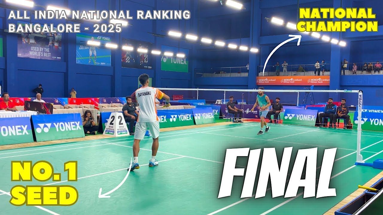 FINAL - RAGHU M vs SANEETH S || Men Singles - All India National Ranking - Bangalore 2025 || PPBA