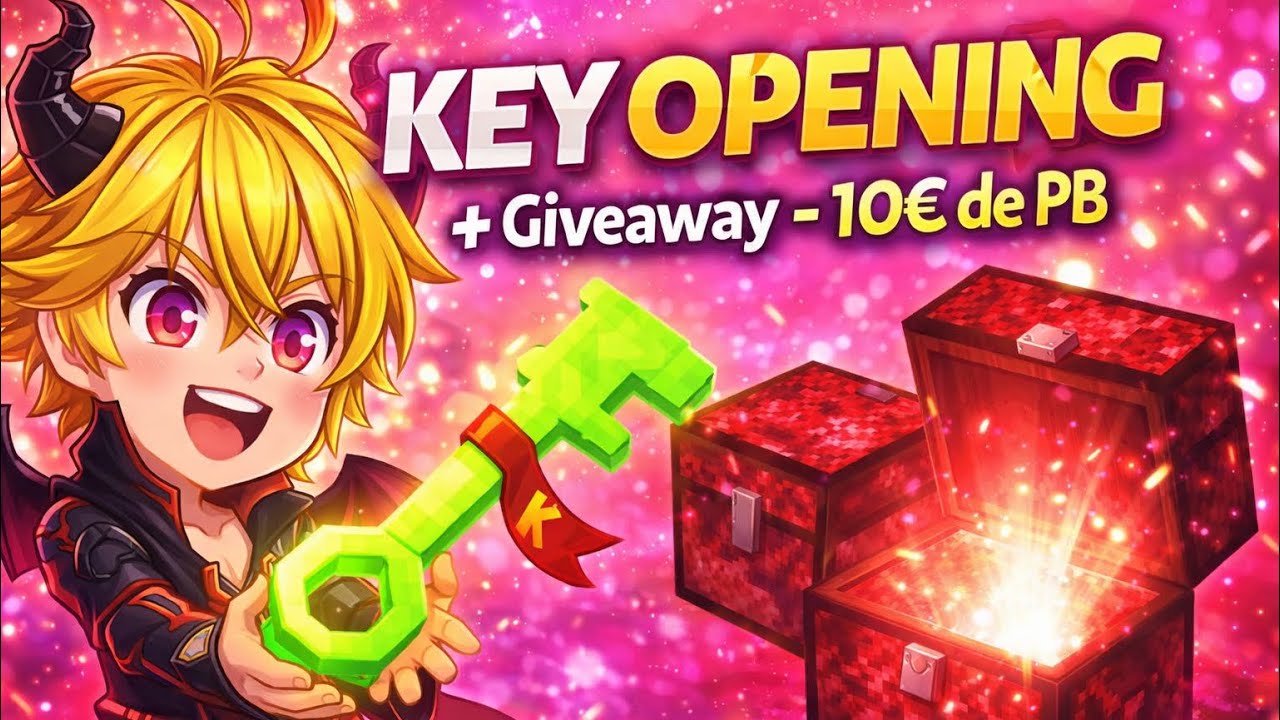 OPENING de KEY sur KFACTION + CONCOURS 10 &euro; de p'bs