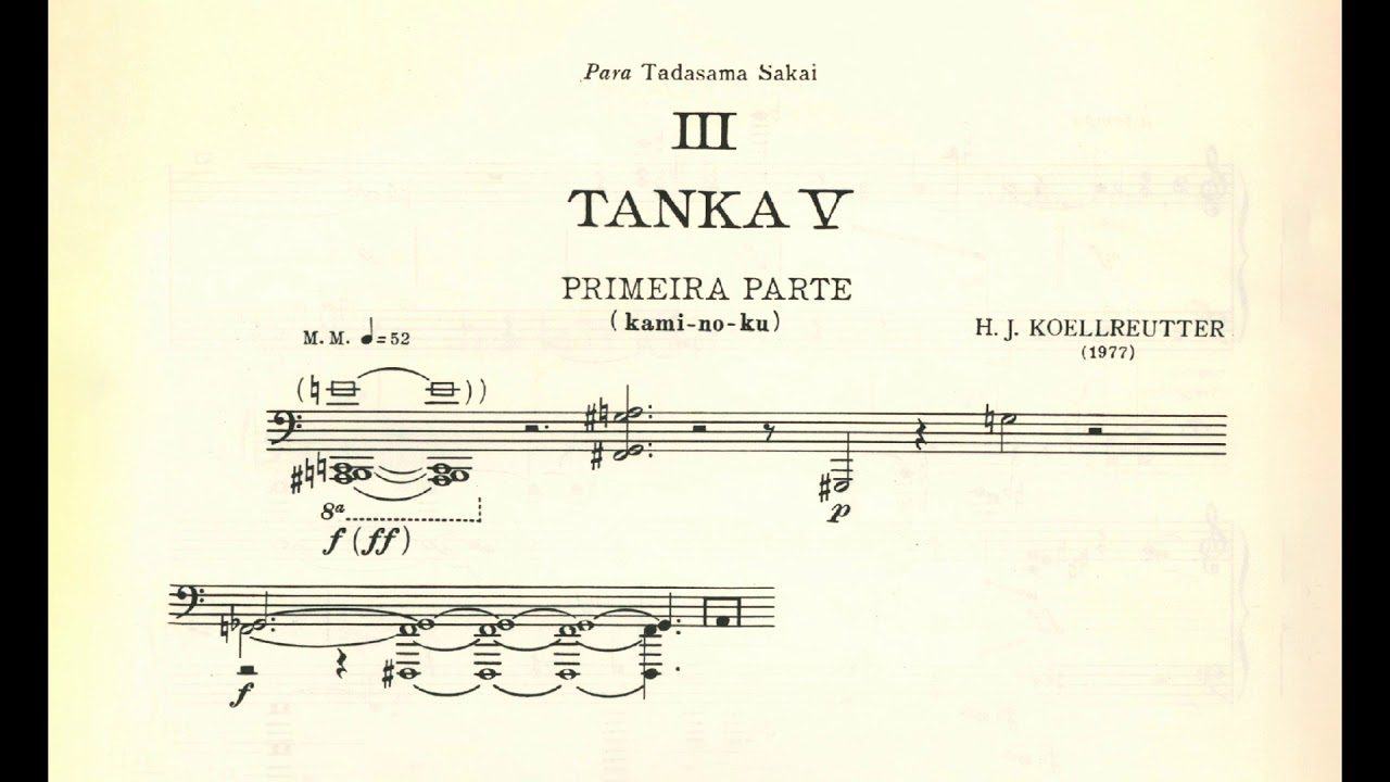 Hans-Joachim Koellreutter - Três peças para piano (Caio Pagano, piano)