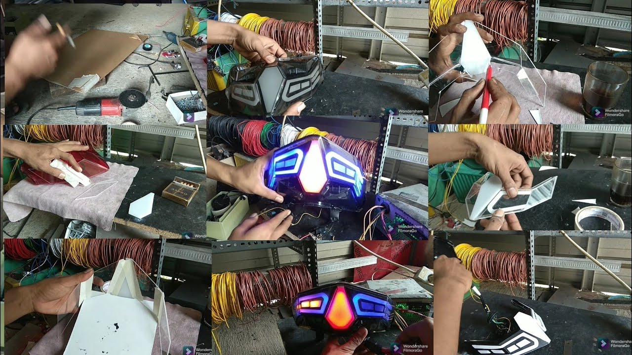 modif stoplamp sendiri pake akrilik