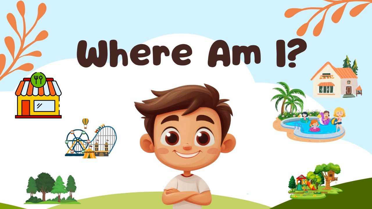 🌍 Where Am I – Place Riddles for Kids