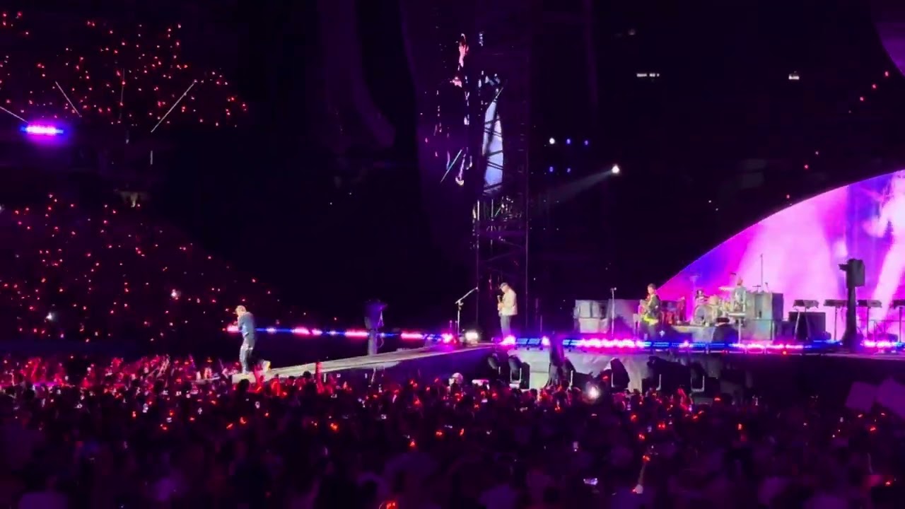 Coldplay Intro/Higher Power/Adventure of a Lifetime Live in Nashville 7/22/25
