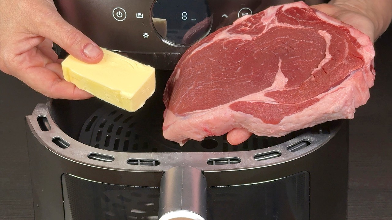The Juiciest Air Fryer Steak – No One Talks About This Trick!