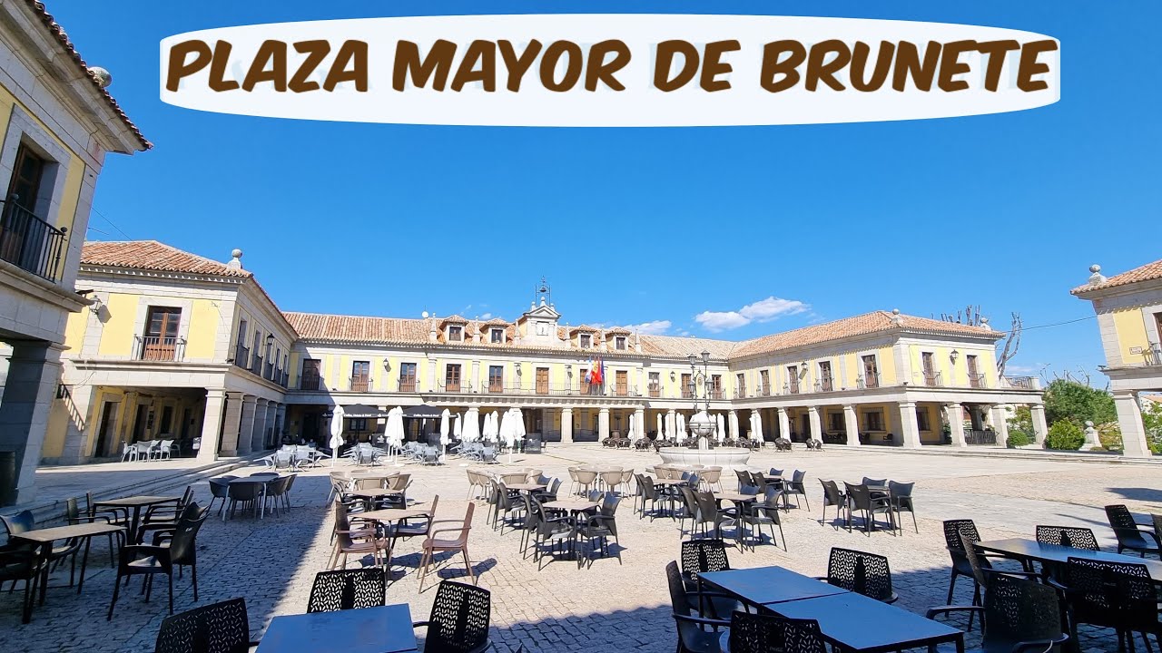 Plaza Mayor de BRUNETE, Madrid. 
