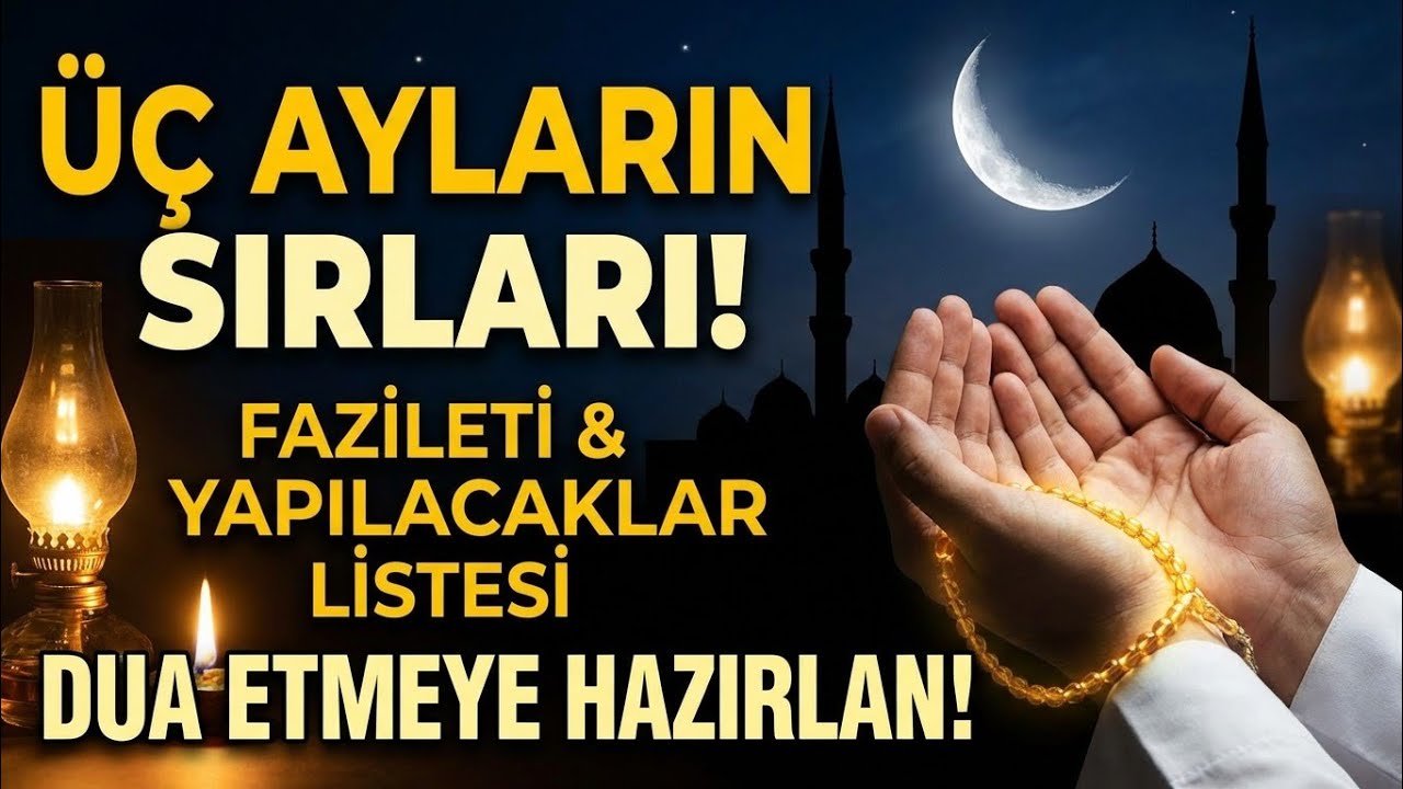 Üç Ayların Fazileti, Sırrı ve Yapılacaklar (Tüm Detaylar)
