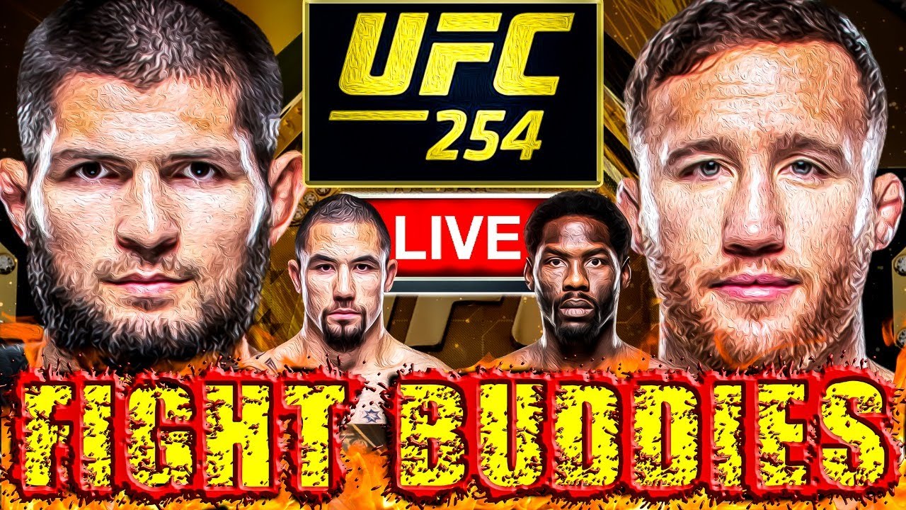 🔴 UFC 254: KHABIB VS GAETHJE + WHITTAKER VS CANNONIER LIVE FIGHT REACTION!