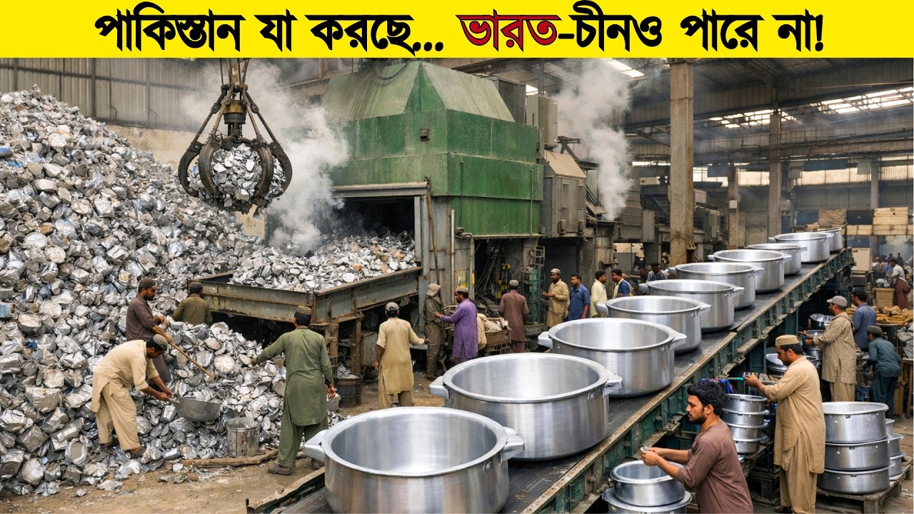 যেটা সবাই ফেলে দেয়, পাকিস্তান সেটা দিয়ে ব্যবসা করছে! Amazing Factory Work