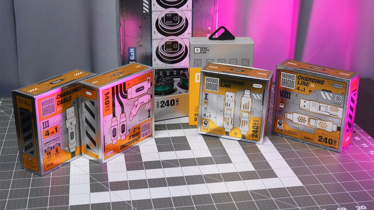 Unboxing & trying special USB cables and more from Mfish! Live Charging & Testing
