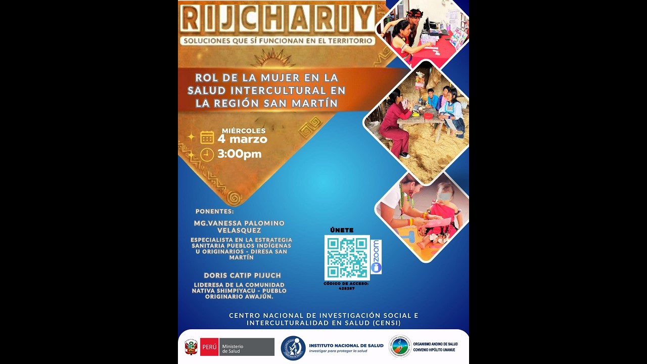 Rijchariy: ROL DE LA MUJER EN LA SALUD INTERCULTURAL EN LA REGIÓN SAN MARTÍN