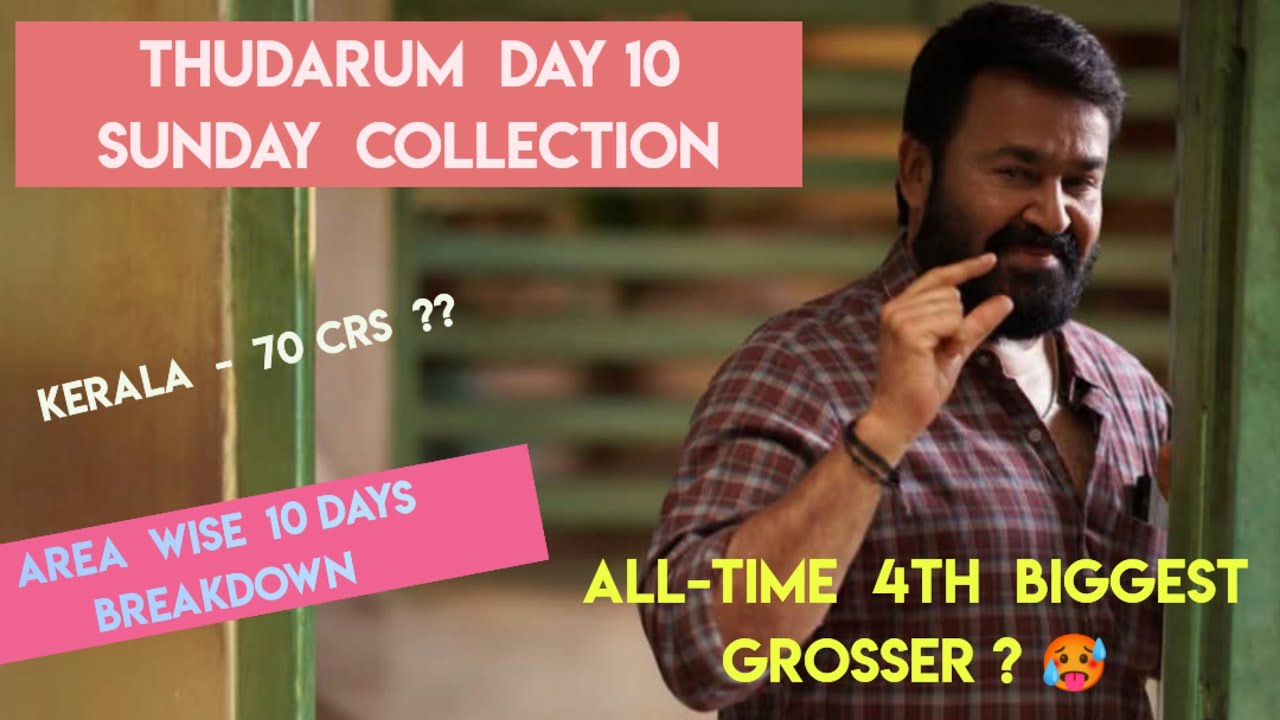 Thudarum  Day 10 Collection  | Daily collection update | #Thudarum | #Mohanlal | Kerala Box-Office