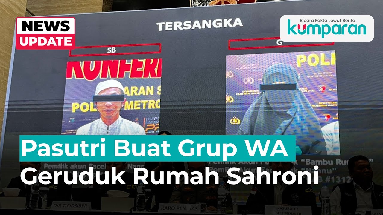 Pasutri Buat Grup WA, Kumpulkan Orang untuk Geruduk Rumah Sahroni