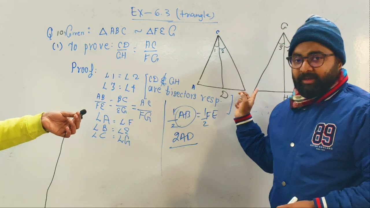 class 10 maths ncert solutions chapter 6 :- ex. 6.3 Q10, Q11