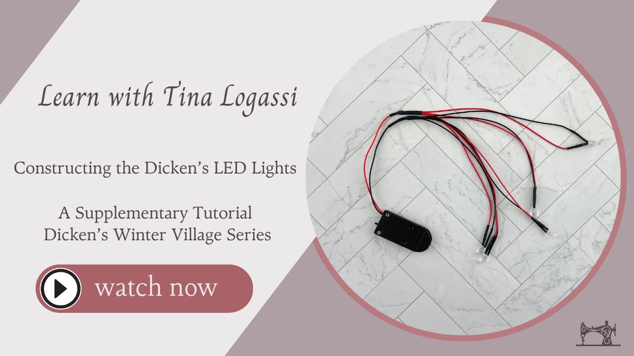 Building the Dicken's Village LED Lights