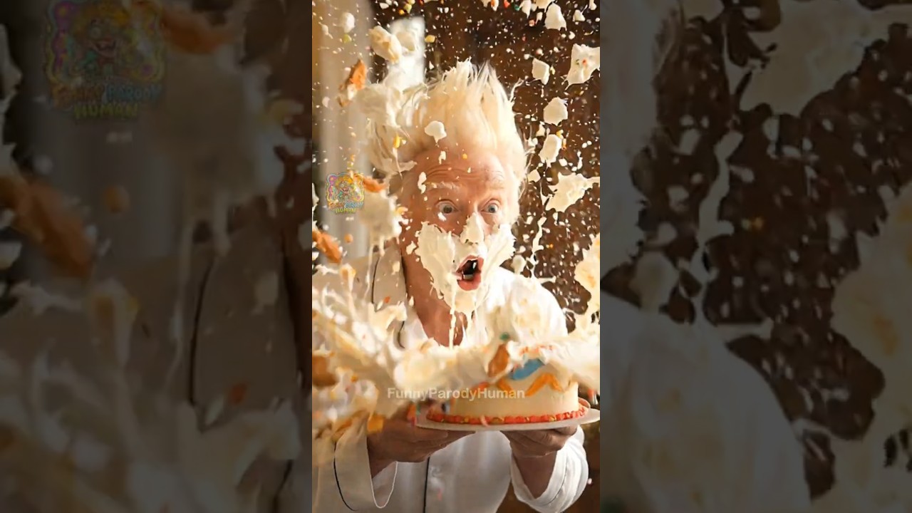 Trump's Birthday Cake Exploded 😂 Putin, Kim & Xi Prank | AI Funny Parody