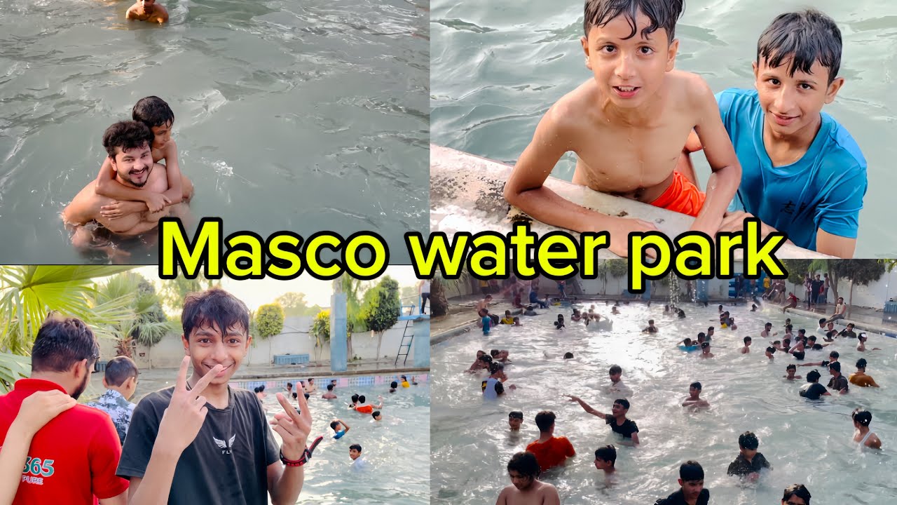 Masko Pool In Lahore | Enjoy Pool With brothers|3 brothers family 🛁