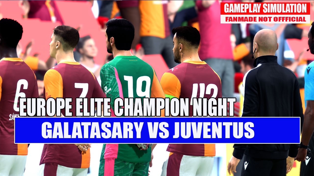 Galatasaray vs Juventus | UEFA Champions League | Gameplay Simulation (FAN MADE)