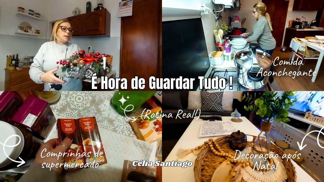 Decoração Após Natal | É  Hora de Guardar Tudo | Comida Aconchegante | Comprinhas de Supermercado