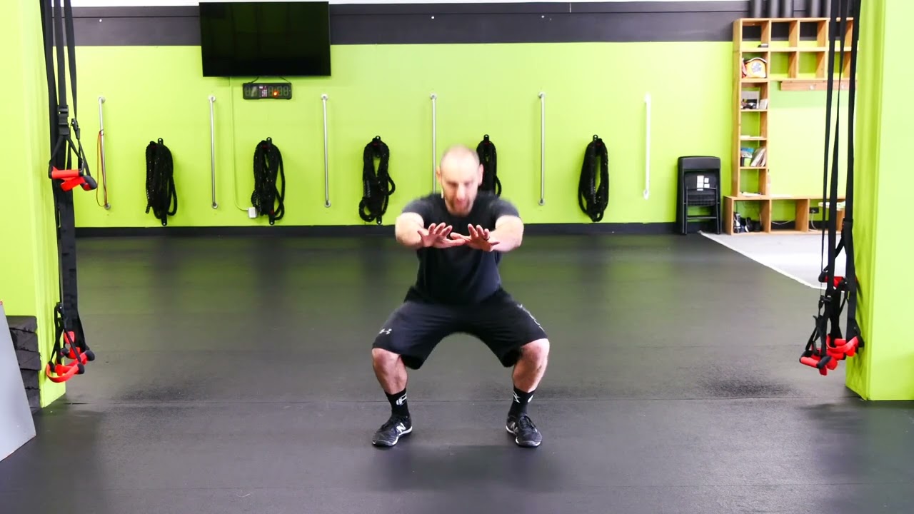 Group Training Boise I Explosive Squat Demonstration I Kvell Fitness and Nutrition