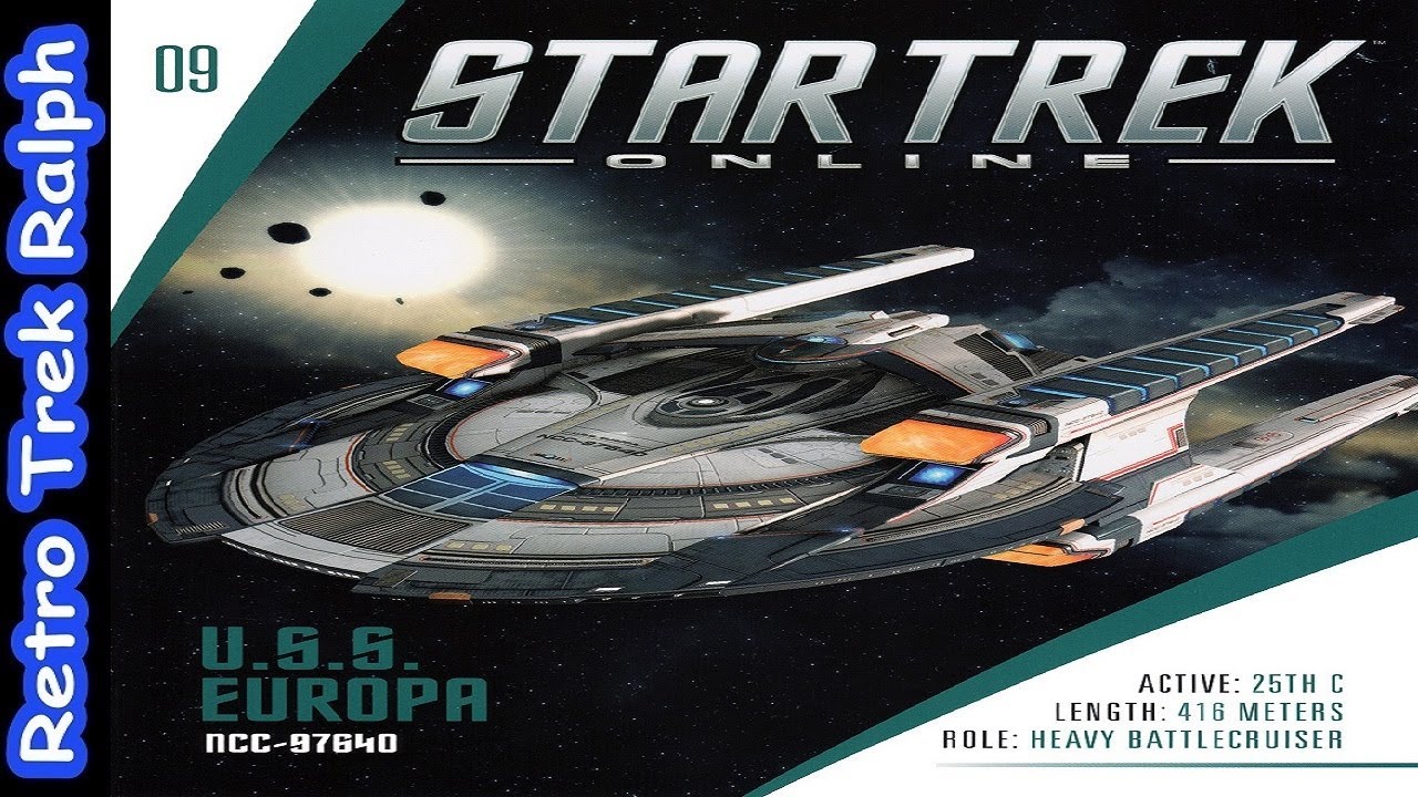 Star Trek Online: Выпуск 9: USS Europa NCC-97640. Обзор модели от Eaglemoss/Hero Collector.
