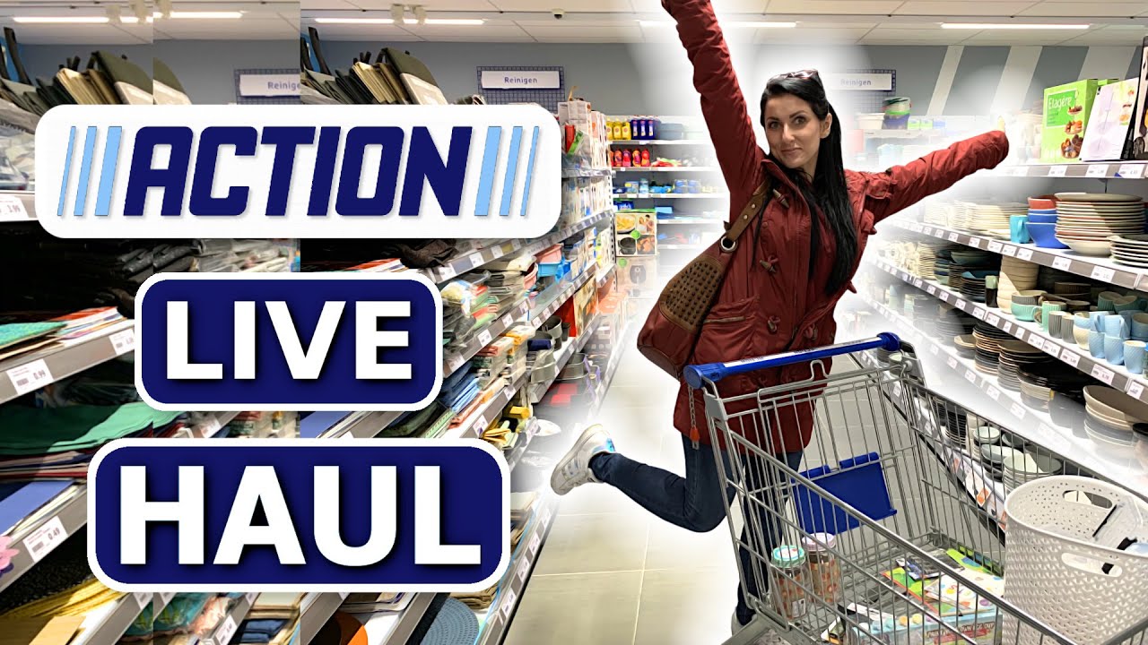 🛒 Action LIVE SHOPPING Haul 😍 März 2020 | Shoppen mit Frühlingsrolina
