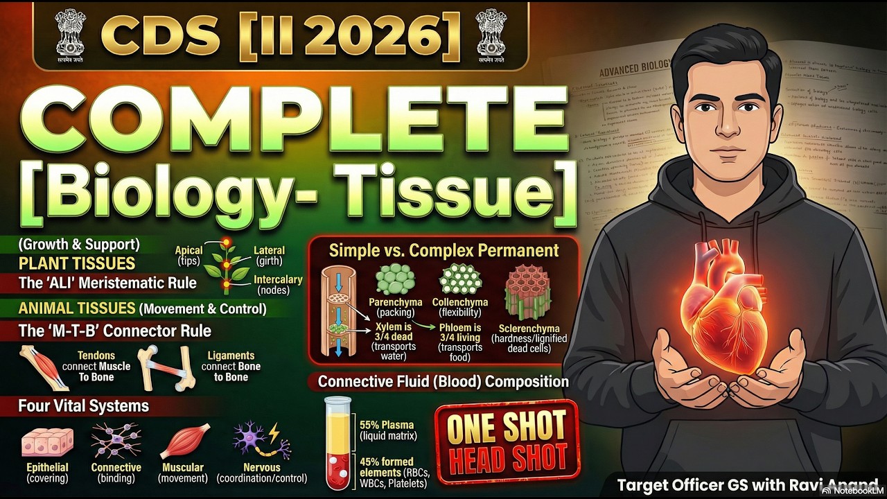 Tissues Class 9 One Shot | Full Chapter Explanation | Class 9 Science Chapter 6 | NCERT | Ravi Anand